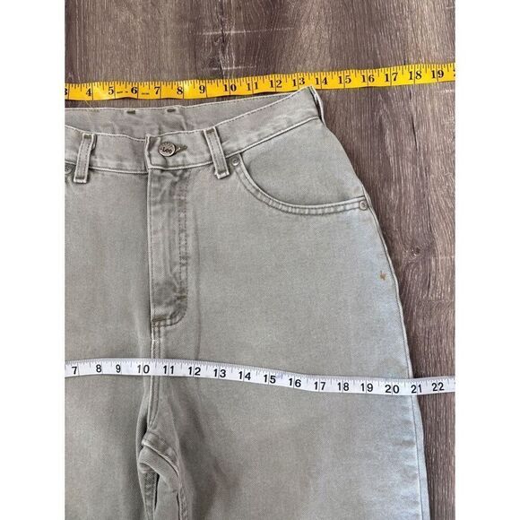 Lee 90s riveted sage green high rise jeans - Picture 4 of 7